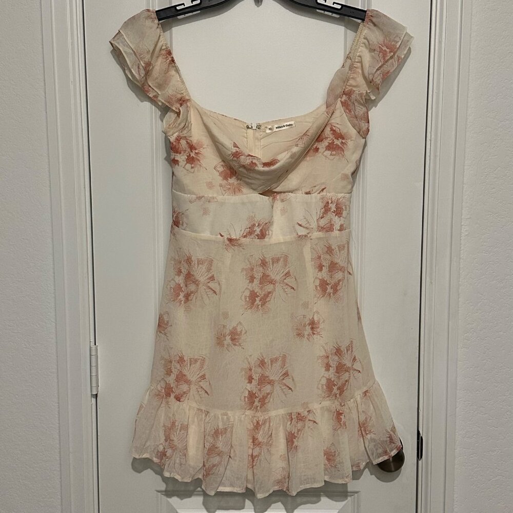 Mika & Gala Floral Off-Shoulder Dress Size 10